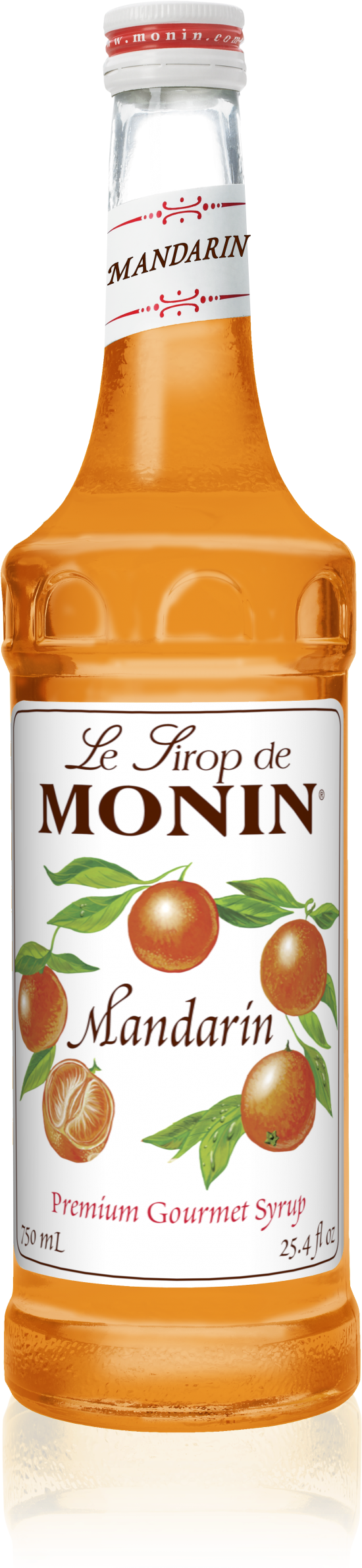 750 Ml Mandarin Syrup - Monin Syrup (1193x2386), Png Download