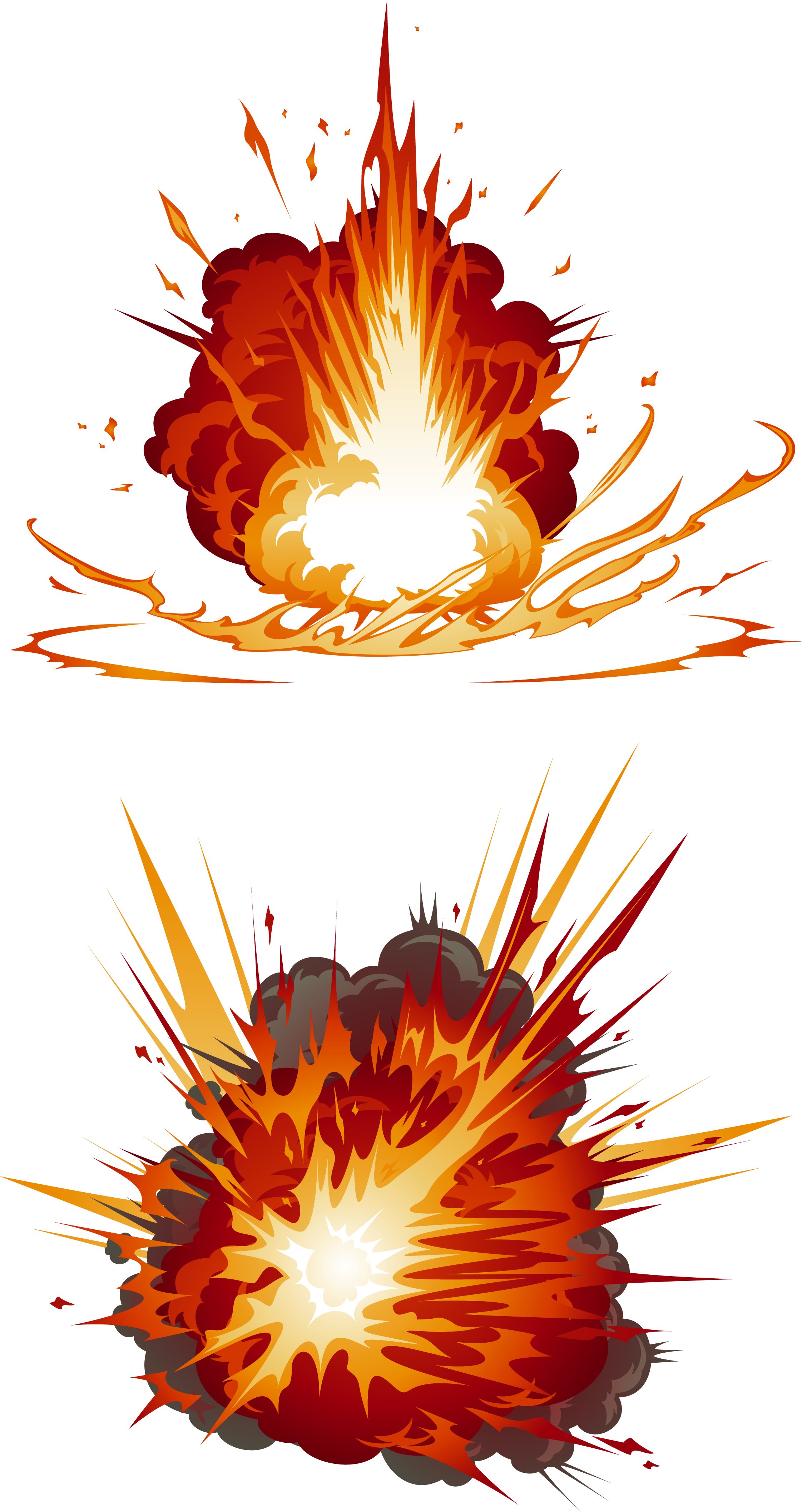 My Explosion Firecracker Explosions - Explosion Fire Cartoon Png (2244x4232), Png Download