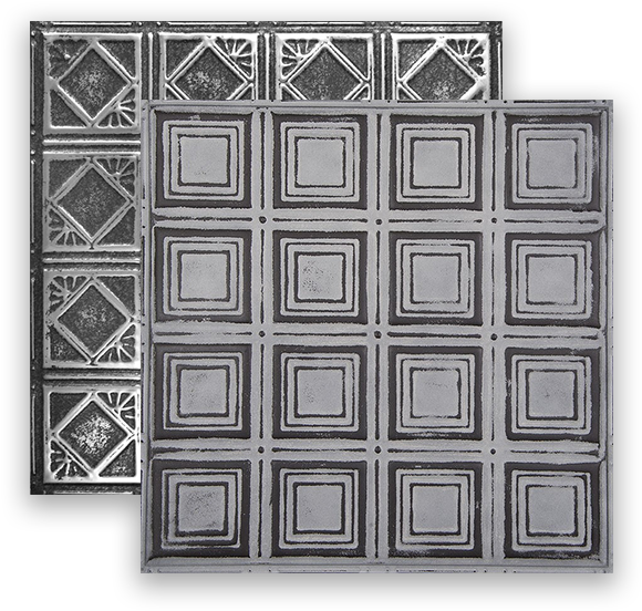 Beautiful American-made Tin Tiles - Visual Arts (643x600), Png Download