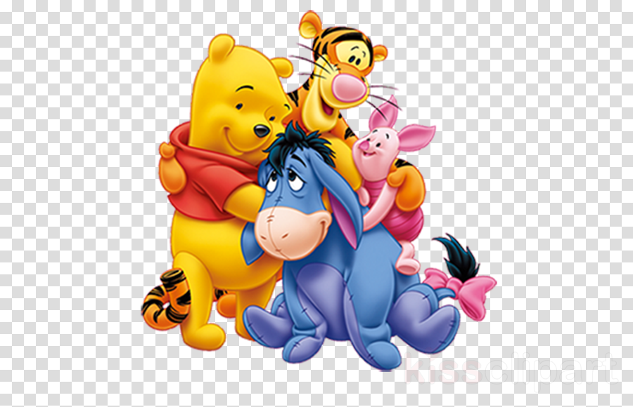 Download Winnie The Pooh Png Clipart Winnie The Pooh - Winnie The Pooh Piglet Tigger Eeyore (900x580), Png Download