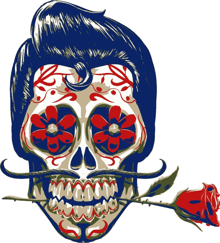 Mexican Skull - Skull Mexican (766x846), Png Download