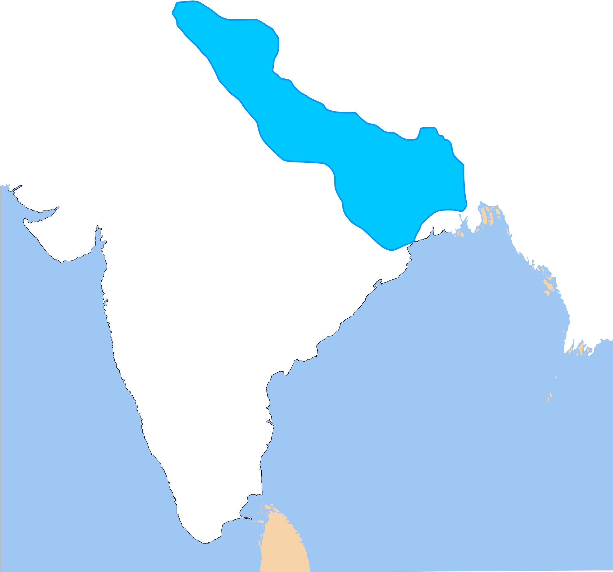 Open - Real Indian Map (2000x2334), Png Download