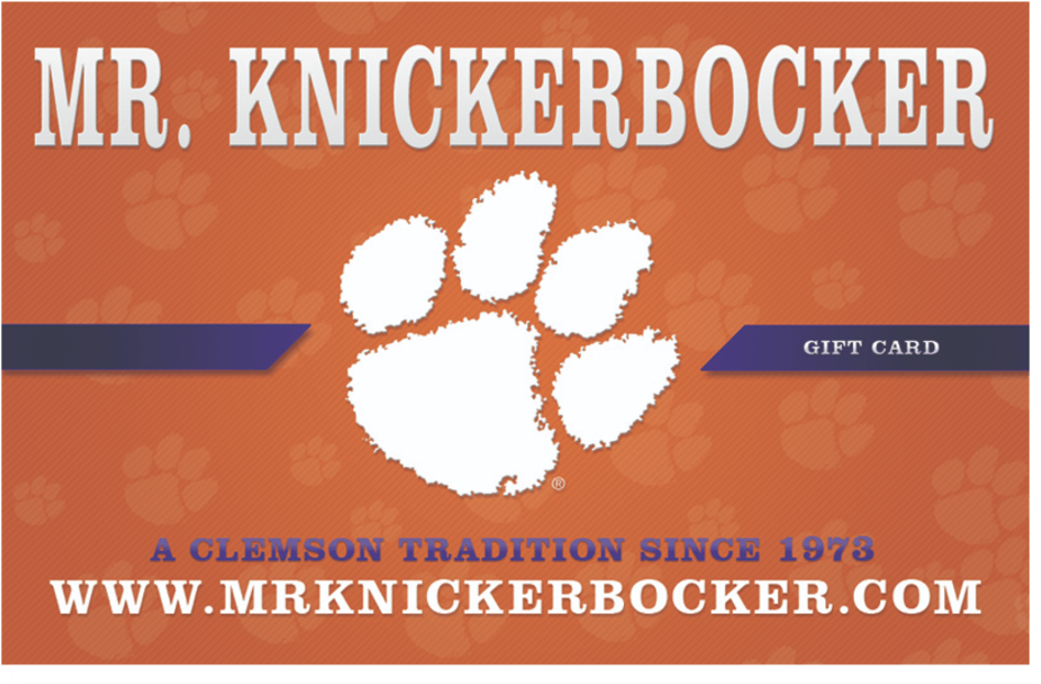 Buy A Gift Card Today - Clemson Tiger Paw (1024x1024), Png Download