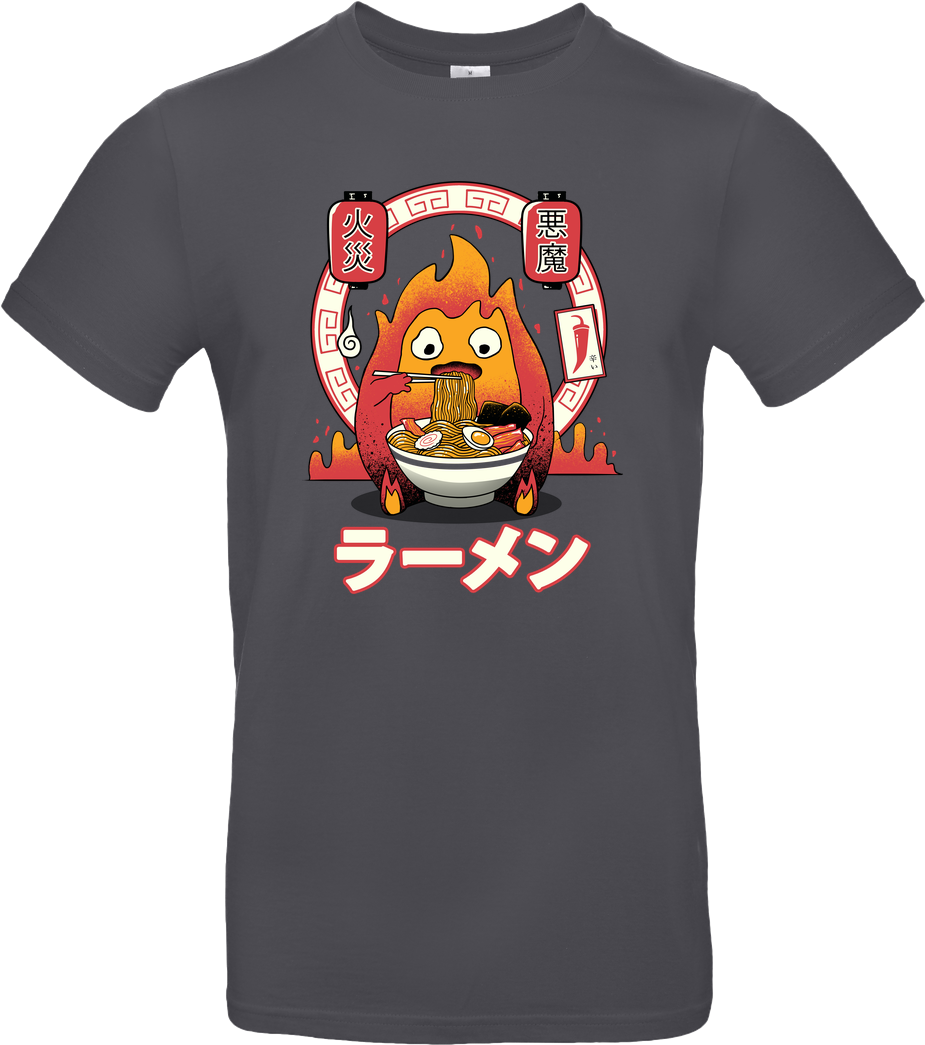 Vincent Trinidad Fire Demon Ramen T-shirt B&c Exact - Fire Demon Ramen Shirt (1044x1044), Png Download