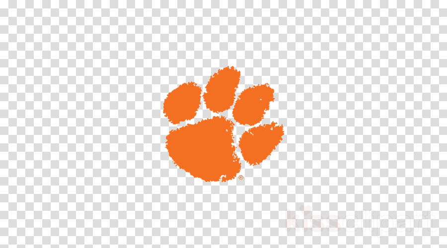 Clemson Tiger Paw Gif Clipart Clemson Tigers Football - Clemson Tigers Beverage Napkins (20) (900x500), Png Download