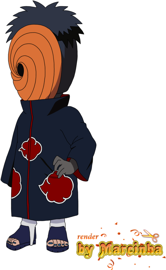 Akatsuki ,акацуки,naruto,наруто, Naruto Shippuuden,anime, - Tobi Chibi (755x1057), Png Download