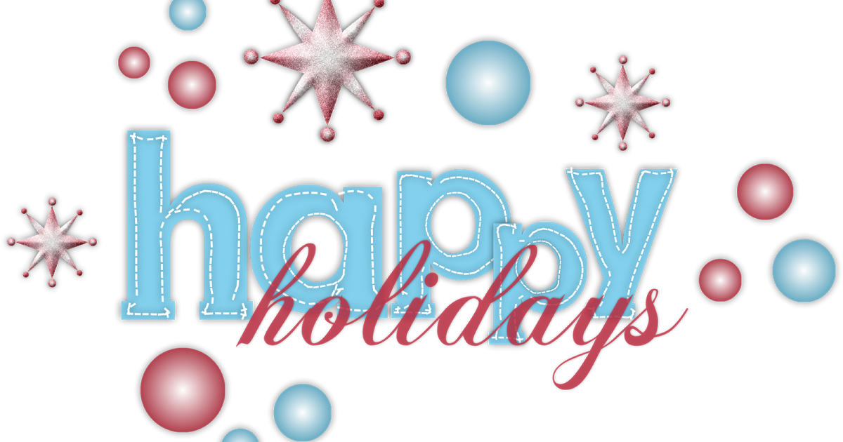 Merry Christmas And Happy Holidays 2018 (1200x630), Png Download