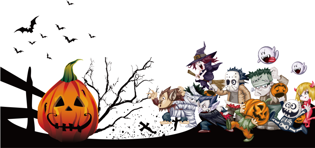 Halloween Holiday Png - Happy Freakish Halloween Sticker (rectangle) (1024x620), Png Download