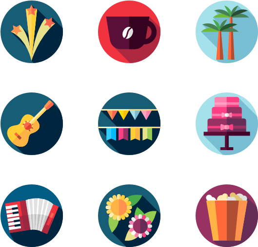 Festa Junina - Trip Icons (600x564), Png Download