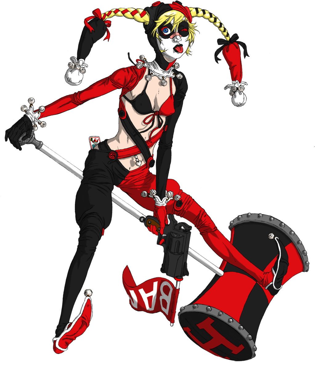 Der Dummkopf, Clowns, Harley Quinn - Costumes Harley Quinn Harlequin (1024x1203), Png Download