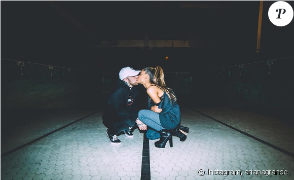 Ariana Grande Officialise Avec Son Chéri Mac Miller - Mac Miller Et Ariana Grande Ensemble (950x354), Png Download
