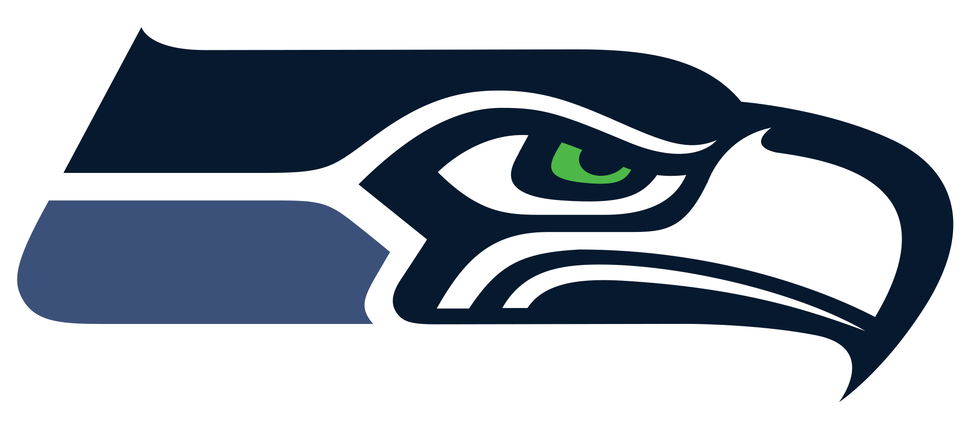 Pix Seahawks Photos On Pinterest - Seattle Seahawks Logo (2117x1023), Png Download