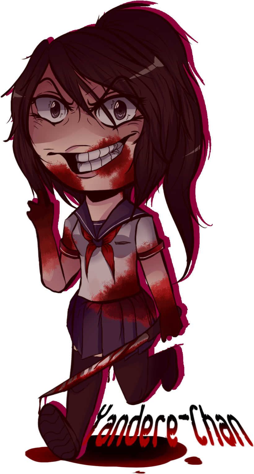 Yandere-chan By Bumfteeny - Yandere Simulator (1024x1707), Png Download