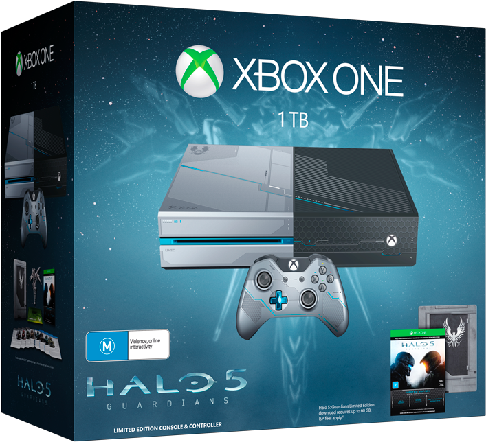 A Brand New 1tb Xbox One With Halo - Xbox One S Halo Bundle (1300x975), Png Download