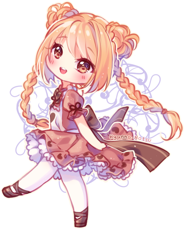 Original Drawn By Hyanna-natsu - Hyanna Natsu Chocolate Heart (655x800), Png Download
