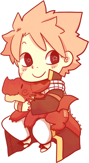 #giveacnoacat Happy Birthday @kushexi I Hope You Have - Chibi Dragon Slayers (500x643), Png Download