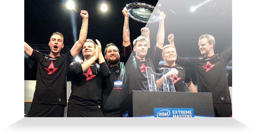 We Conquer Chicago & Dallas - Iem Chicago 2018 Astralis (858x447), Png Download