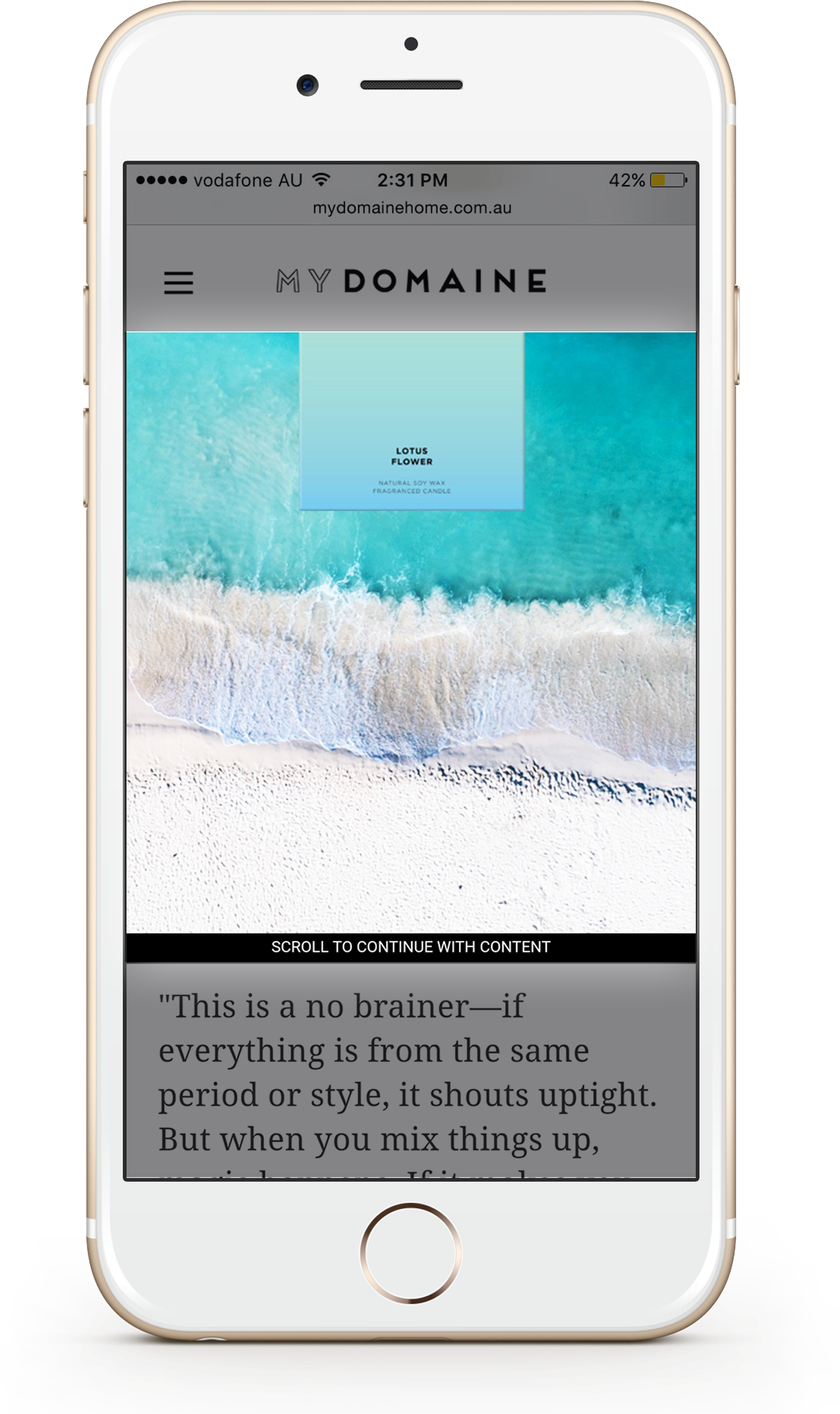 Celtra Interscroller Provides A Natural Introduction - Interscroller Png (1384x2330), Png Download