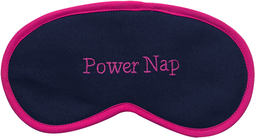 Power Nap Pink Eye Mask - Sleep Mask (1000x1000), Png Download