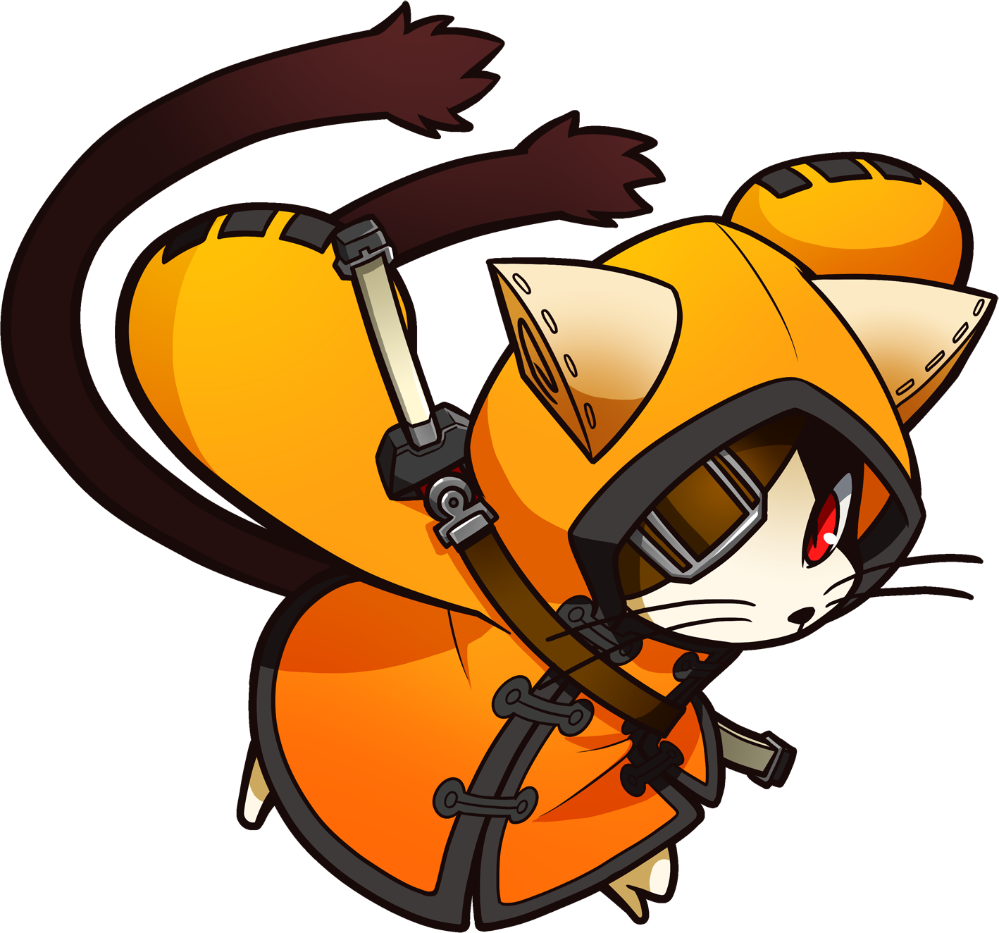 Blazblue Jubei Chibi (1418x1324), Png Download