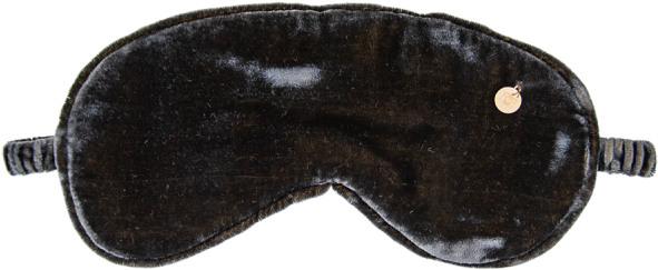 Bo Coal Silk Velvet Sleeping Mask - Velvet (610x610), Png Download