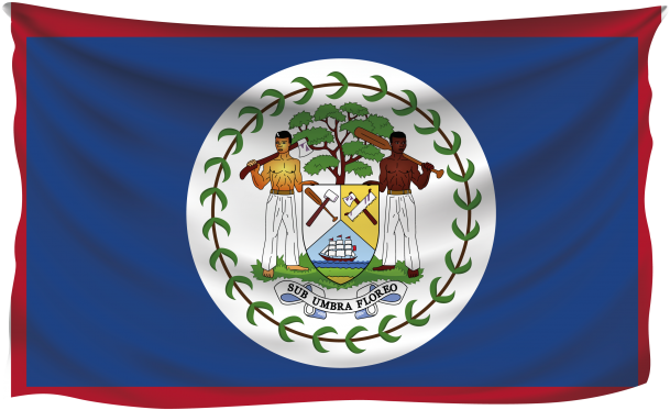 Belize Flag - Flag Of Belize Png (866x650), Png Download