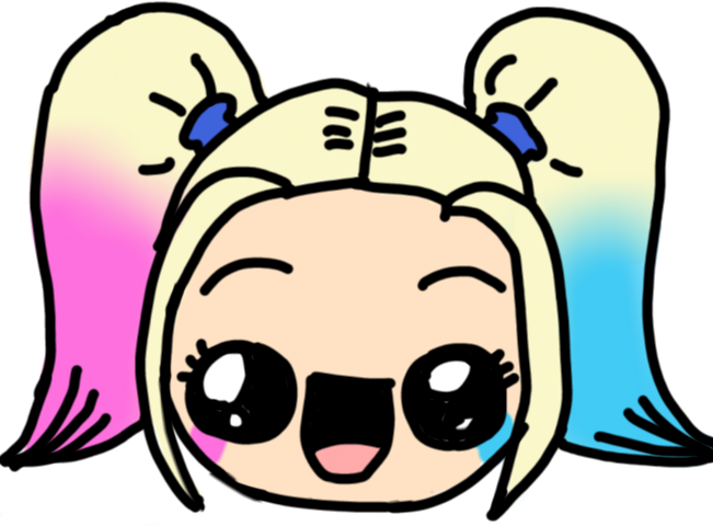 Sticker De El Harley Quinn (651x480), Png Download