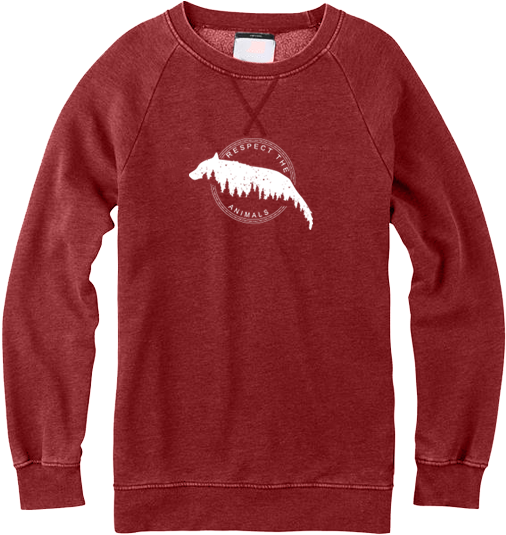 Respect The Animals - Sweatshirt (600x600), Png Download