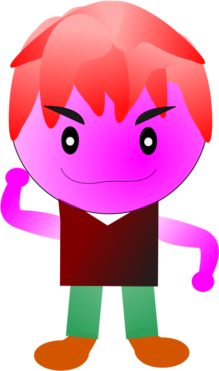 How To Set Use Game Purple Boy Icon Png (637x900), Png Download