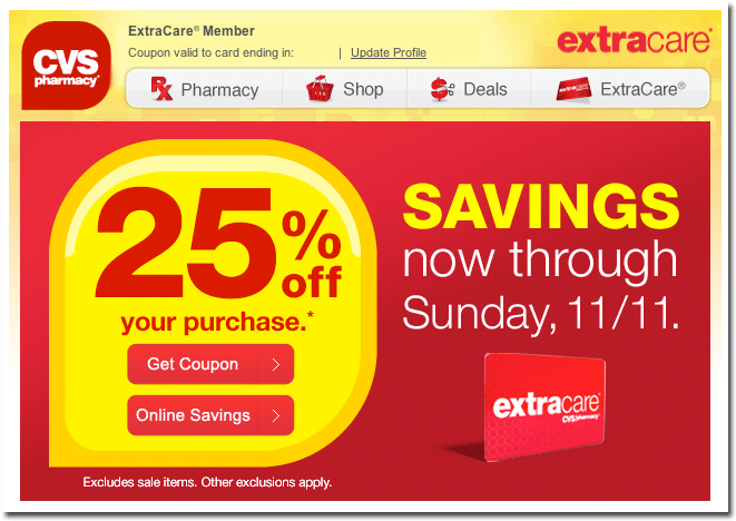 One - Cvs Extra Care (719x543), Png Download