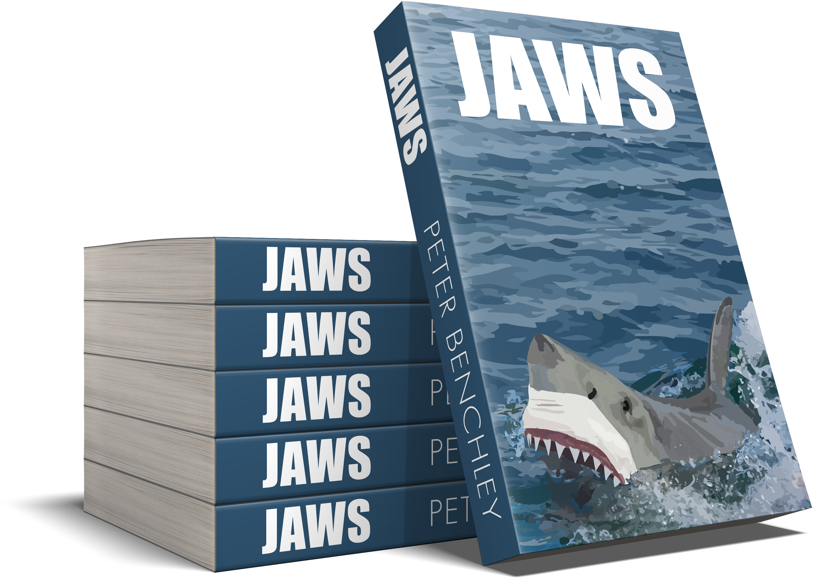 Jaws Books - Design (4000x2667), Png Download