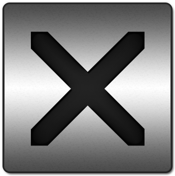 Close - Exit Icon Black (440x440), Png Download