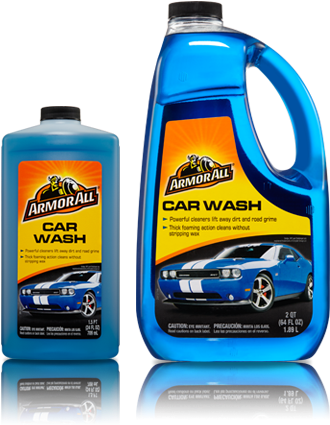 Car Wash - Armor All Car Wash Concentrated Liquid - 64 Oz (500x500), Png Download