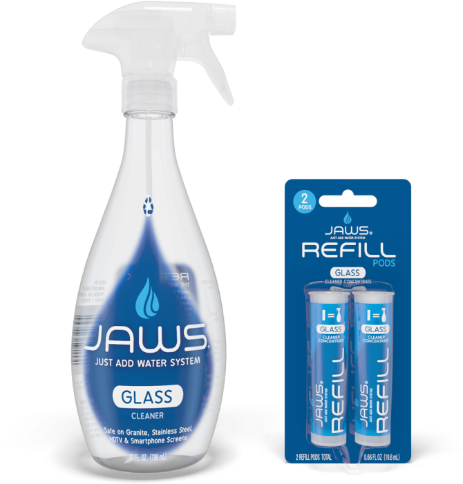 Starter Kit - Jaws Bath Cleaner Starter Kit (680x701), Png Download