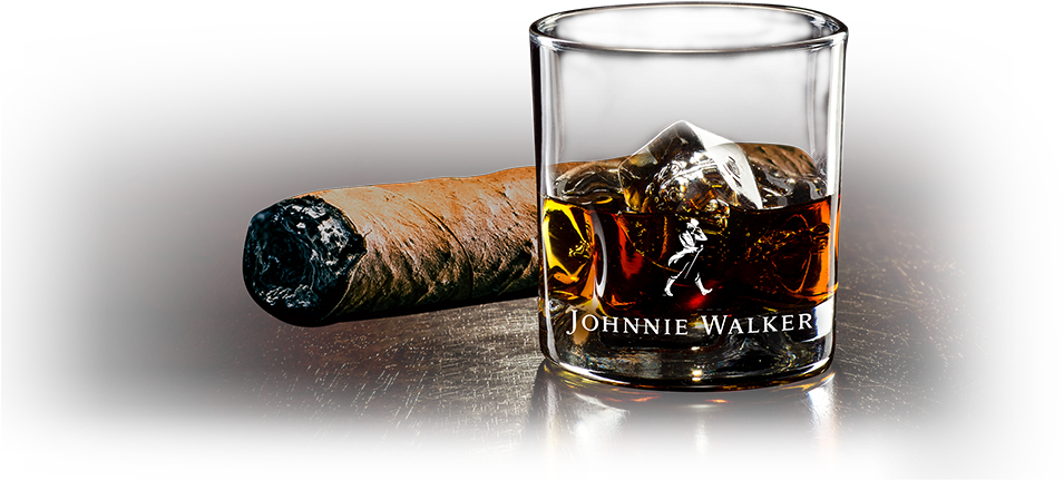 Cigar And Whiskey Png (1000x489), Png Download