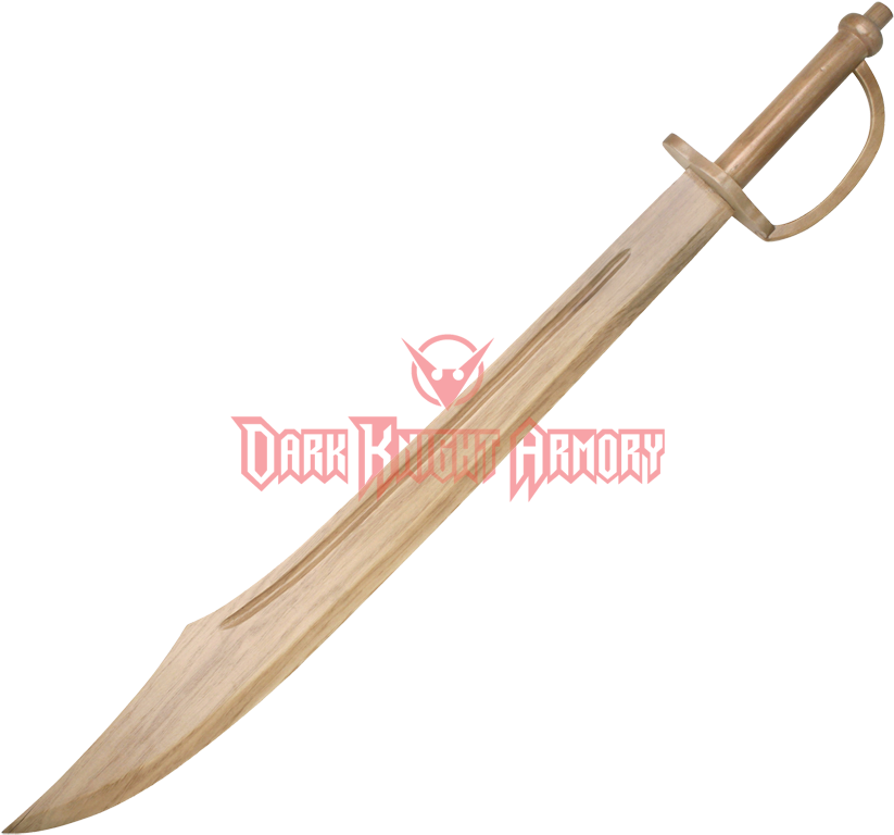 Wooden Pirate Scimitar - Wooden Swords (830x830), Png Download