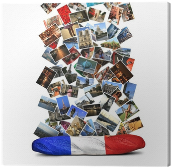 French Baguette Colors Of The French Flag And The Falling - Migrants Et Réfugiés En France - Livre (400x400), Png Download
