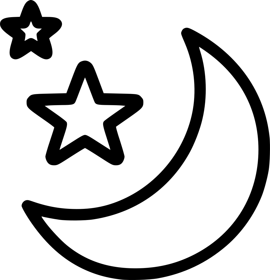 Weather Moon Night Stars Sleep Screensaver Stand By - Hands Sign (946x980), Png Download