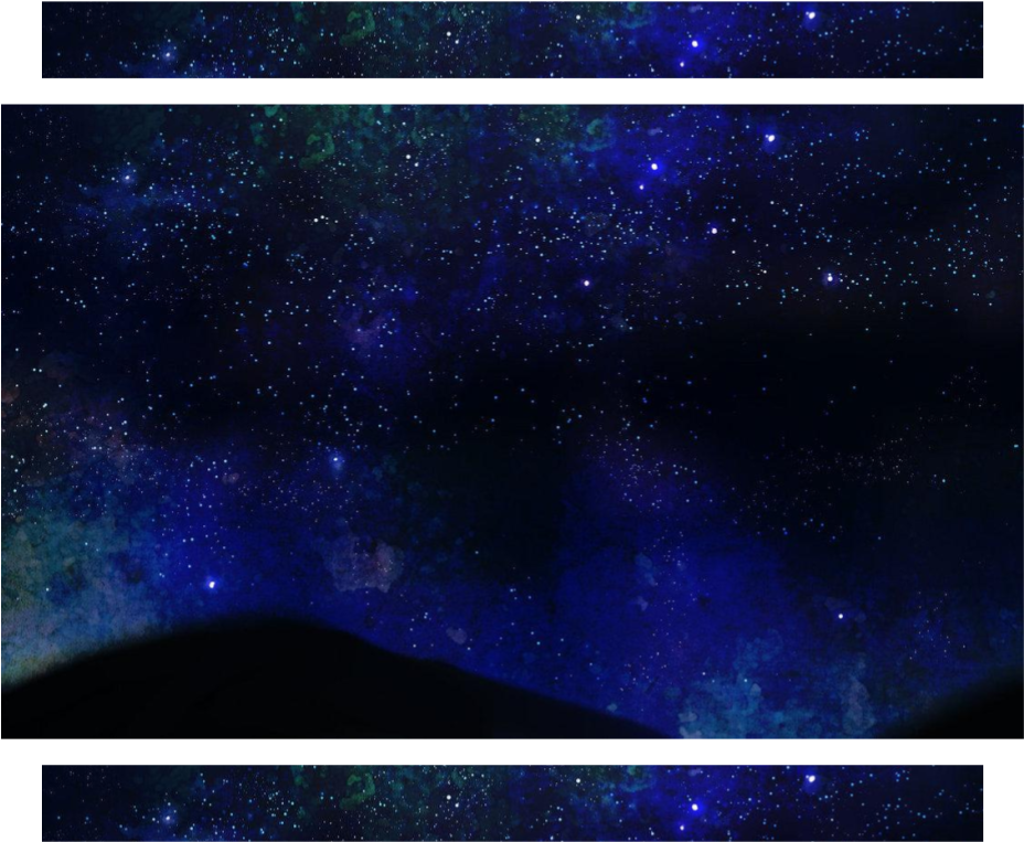 Stars In The Night - Milky Way (1071x812), Png Download