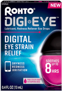 Rohto® Digi-eye™ Eye Drops - Carmine (348x348), Png Download