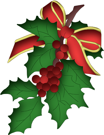My Waiting List Is Long Enough That There Is No Longer - Christmas Holly And Berries (358x458), Png Download