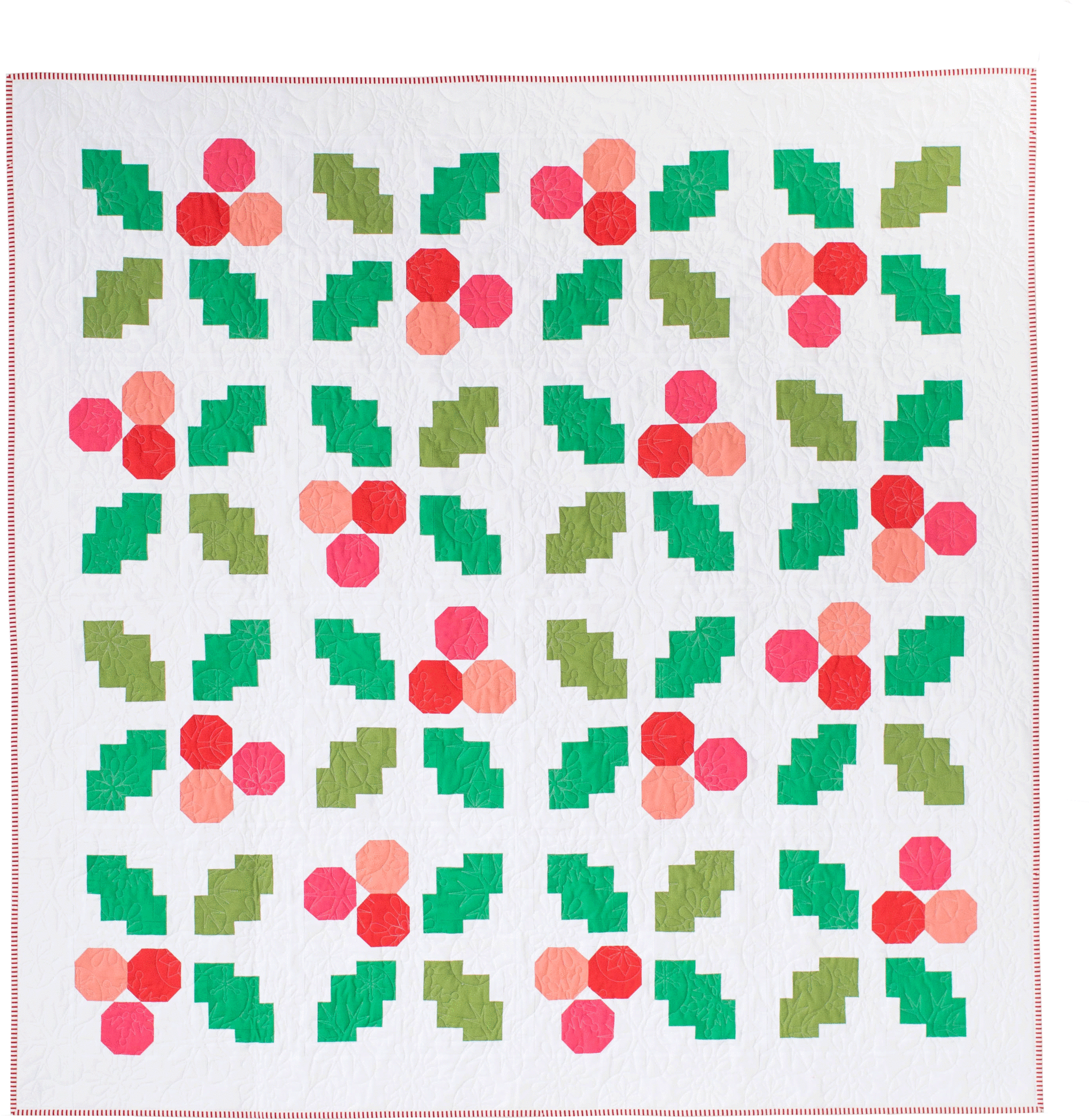Holly Jolly Quilt Pattern - Holly Jolly And Then Came June (1944x2048), Png Download