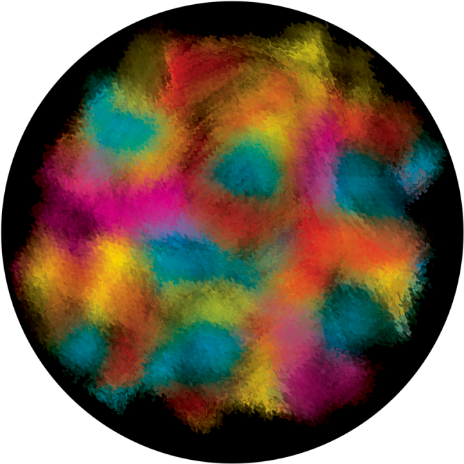 Sponge Paint - Circle (800x800), Png Download