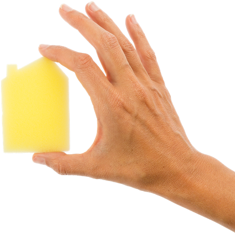 House Shaped Bath Sponge, Osme' Baby & Kids - Sponge (570x740), Png Download