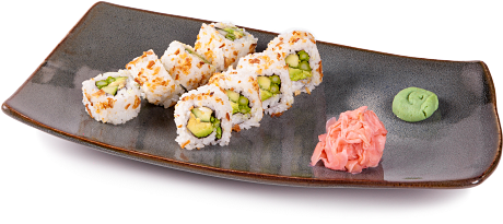 Vegan Roll - California Roll (560x560), Png Download