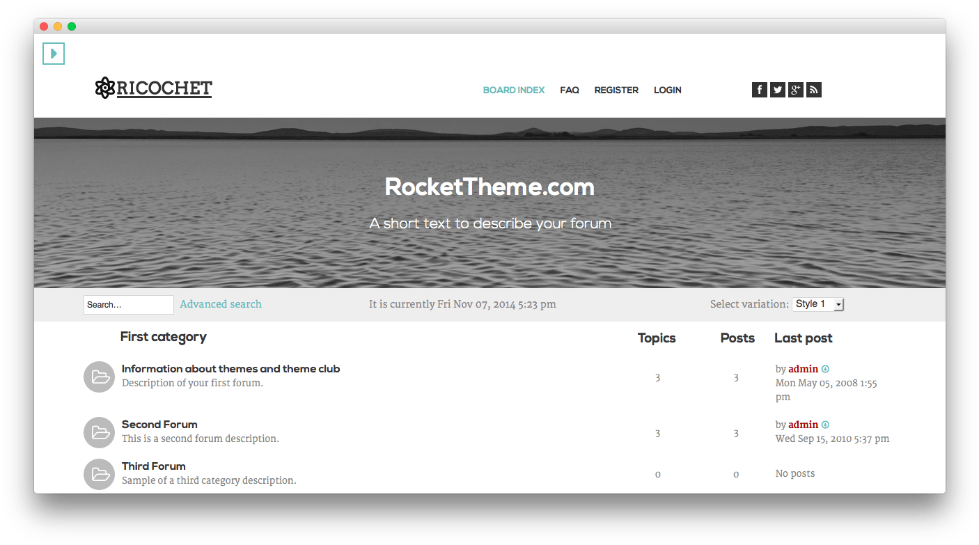 Ricochet Is A Professionally Designed Style, Constituted - Utility Software (1421x794), Png Download