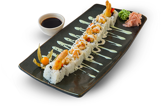 Prawn Popcorn Roll - Rainbow Roll Wagamama (560x560), Png Download