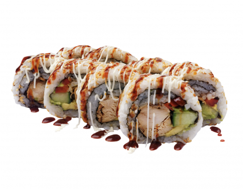 20171103083107 20180208135405 - Dragon Roll Sushi St Pierre's (500x500), Png Download