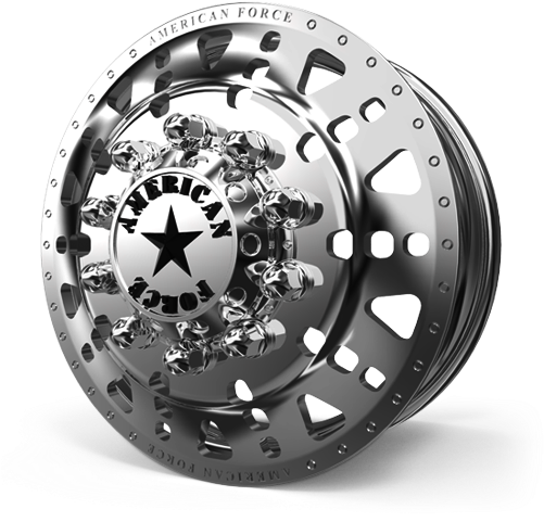 Dually W/ Adapters - American Force Semi Wheels (500x500), Png Download