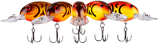 The Right Ricochet - Bandit 200 Series Crankbait 2" Crossbreed 1/4 Oz. (520x520), Png Download
